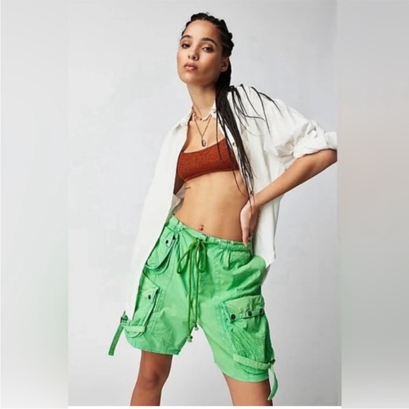 Free People Moon Bay Parachute Shorts Size Small NWT - Picture 1 of 12